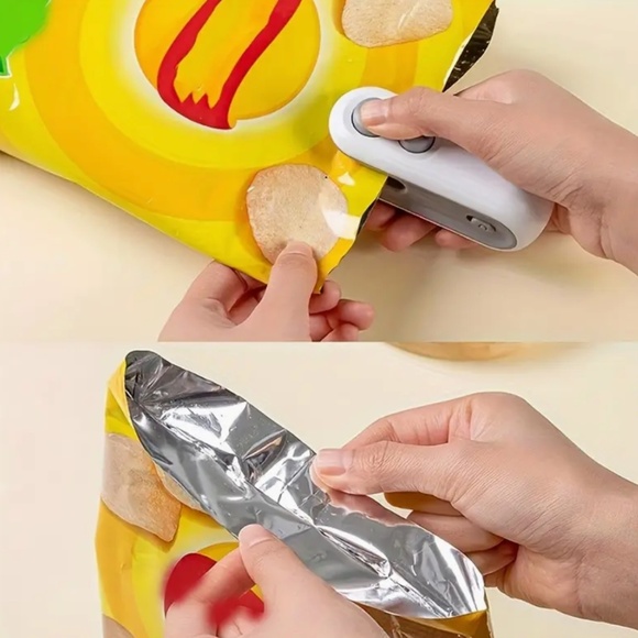X547 (Pack of 2) Snack Bag Sealer Rechargeable - Picture 3 of 3